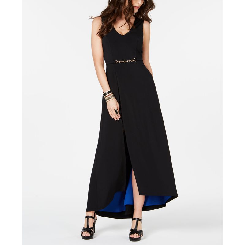 Thalia Sodi Belted Detail Maxi Dress